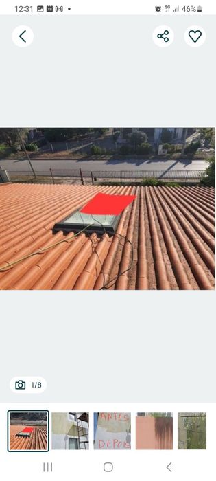 IMPERMEABILIZAÇÃO Limpeza / Lavagem de telhados, muros, terraços etc