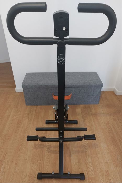 Máquina Musculação Carga Máxima 120 kg Total Crunch Rider Ab Booster