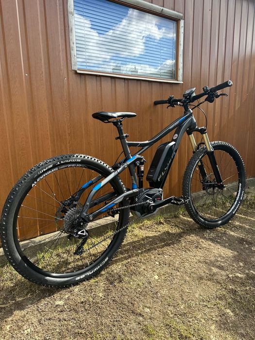 Flyer e-MTB / e-rower górski Bosch Performance Line CX • 783 km • stan bdb • M 46cm + 2 baterie