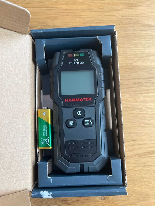 Detektor kołków HANMATEK SF1 4w1 – drewno, metal, kable AC