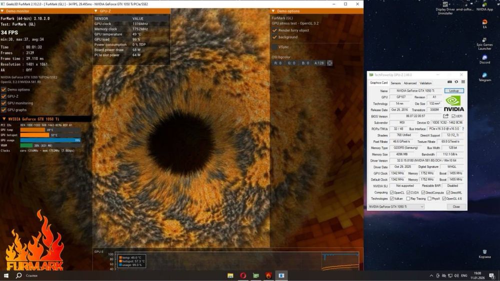 Msi geforce 1050ti 4gb