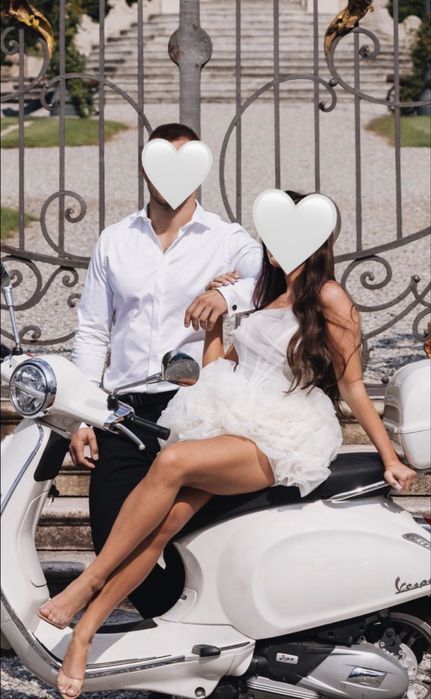 Krótka suknia sukienka ślubna szyta na miare