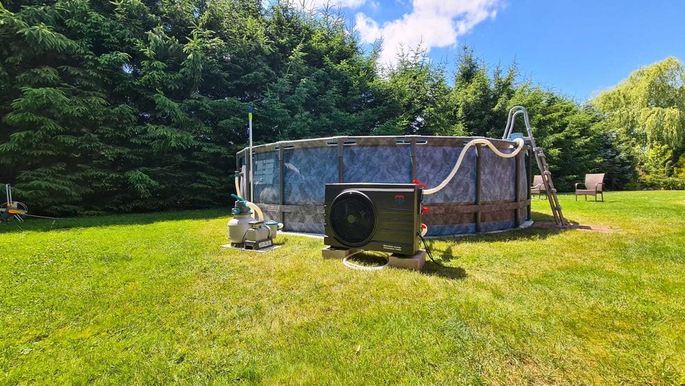 Pompa Ciepła basenowa do basenu, 10KW, 5lat gwarancji, WI-Fi, tuya