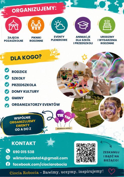ANIMATOR dla dzieci – ANIMACJE | urodziny | WESELA | chrzciny | bale