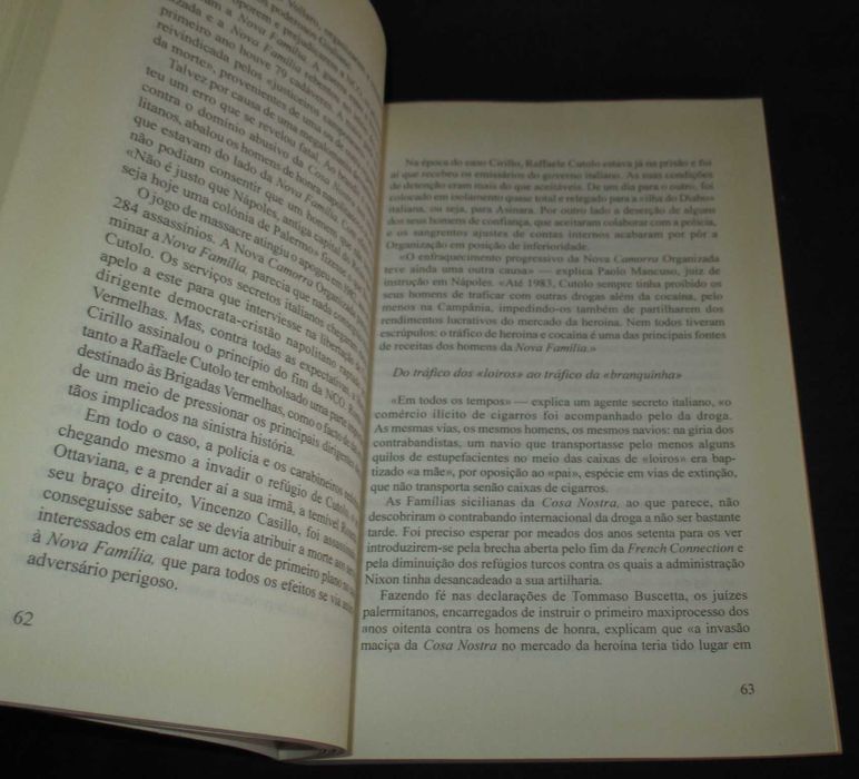 Livro A Europa dos Padrinhos Fabrizio Calvi