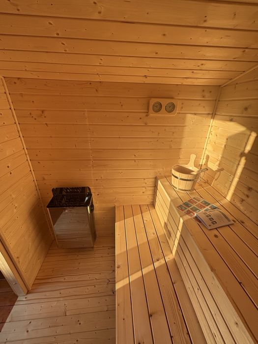 Sauna Ogrodowa z pełnym wyposażeniem