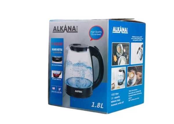 Chaleira elétrica de vidro 1.8 L — nova, na caixa