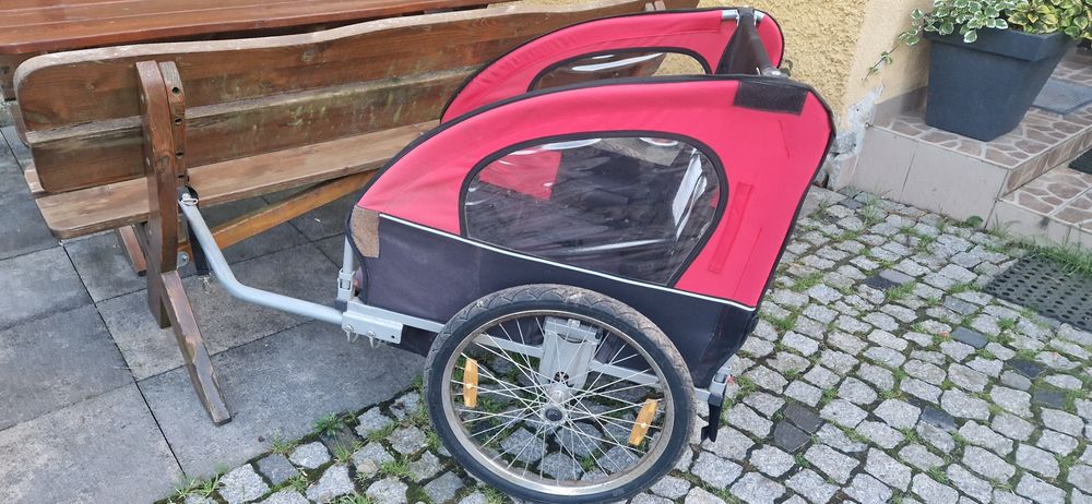 Przyczepka rowerowa dwuosobowa