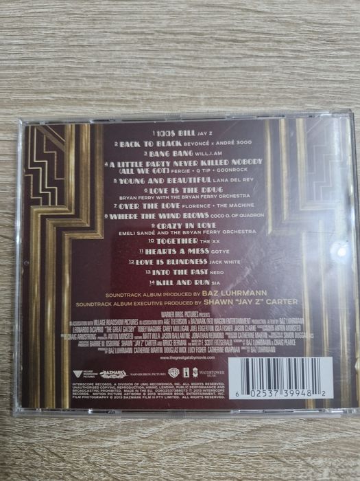 Music From Baz Luhrmanns Film CD Thr Great Gatsby