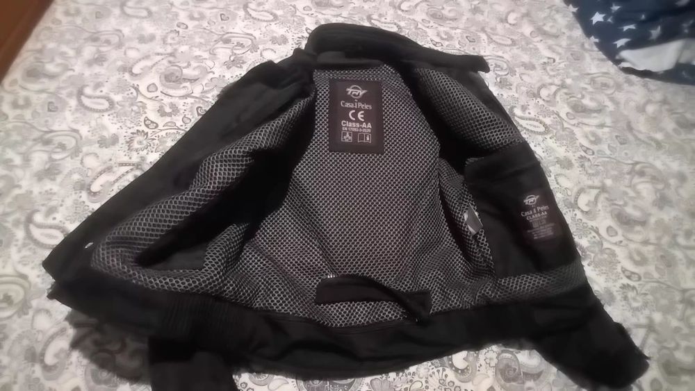 Casaco motard tamanho S