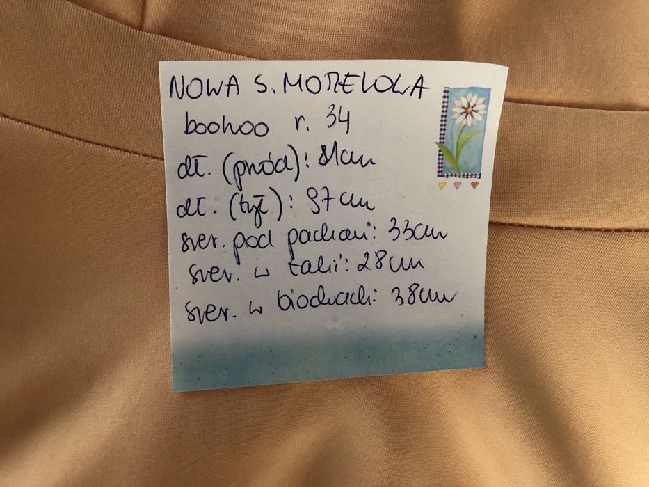 Nowa z metką sukienka morelowa boohoo