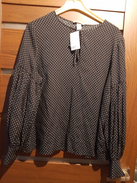 Koszula- Bluzka damska w groszki rozm xxl H&M
