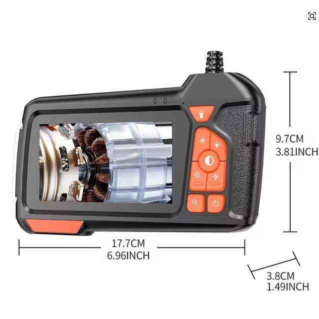 Kamera Endoskopowa 1080P LCD 4,3" 5,5/8 mm LED Inspekcyjna NOWA TANIO