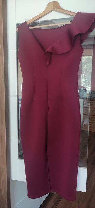 Sukienka midi wesele studniówkę sylwestra true Violet Zalando