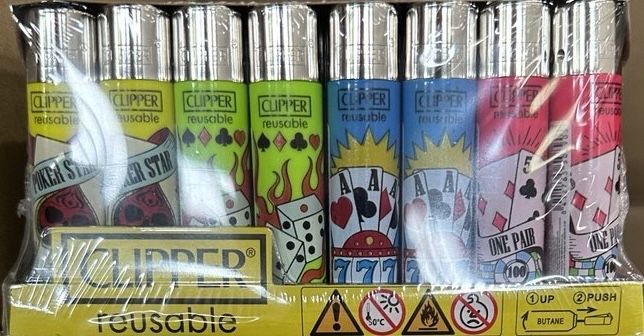 Зажигалка Clipper, клипер коллекционный