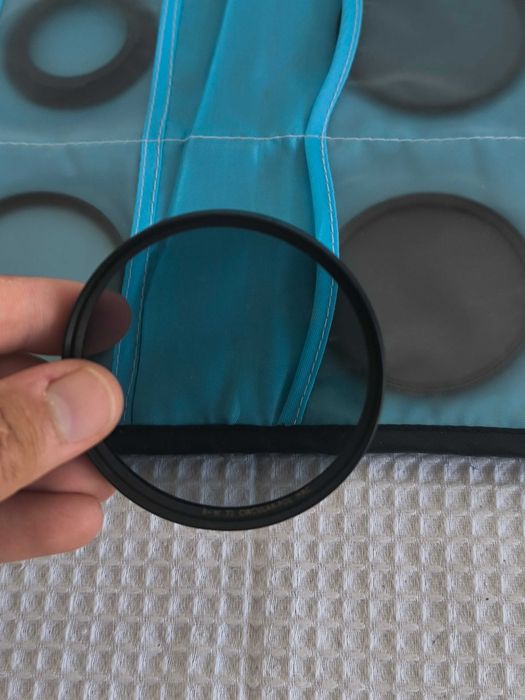 Kit de Filtros Fotográficos e Estojo de Organização (Diâmetro 72mm)