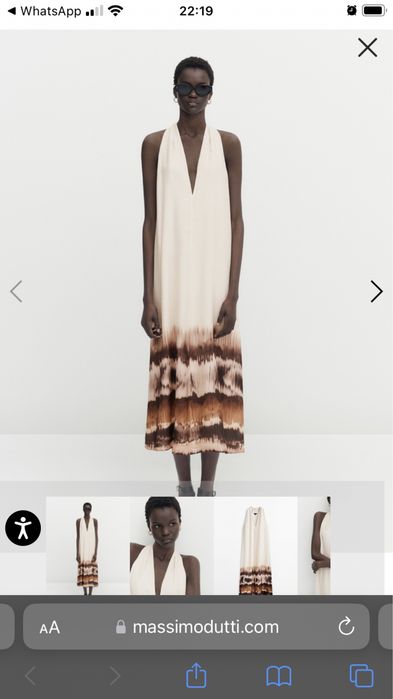 Vendo vestido Massimo Dutti 38 novo