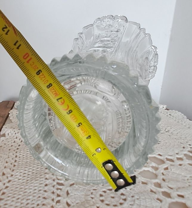 Jarra antiga em cristal lapidado