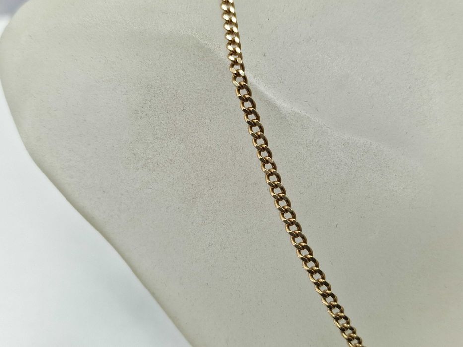 Złoty łańcuszek męski/ 585/ 12.40 gram/ 55cm/ Pancerka/ pełny