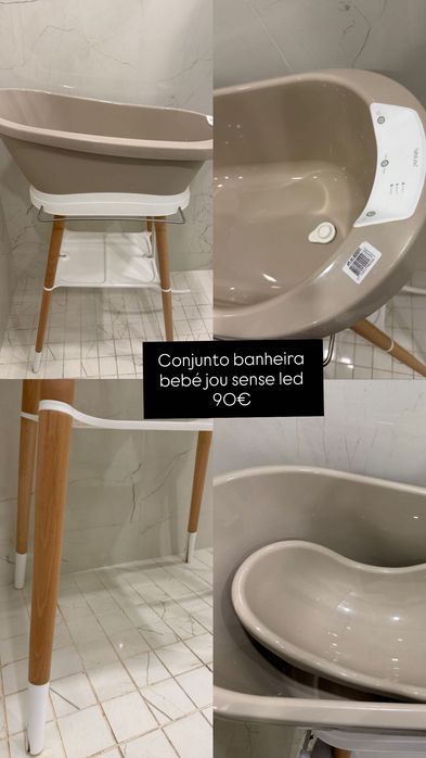 Banheira com termômetro