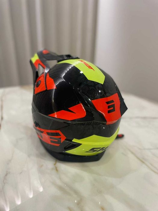 Capacete Motocross/Enduro SHOT, Como Novo