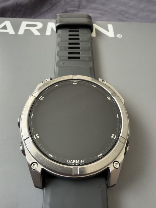 Смарт часы Garmin Fenix 8 51mm AMOLED Sapphire Titanium with Chestnut Leather Band