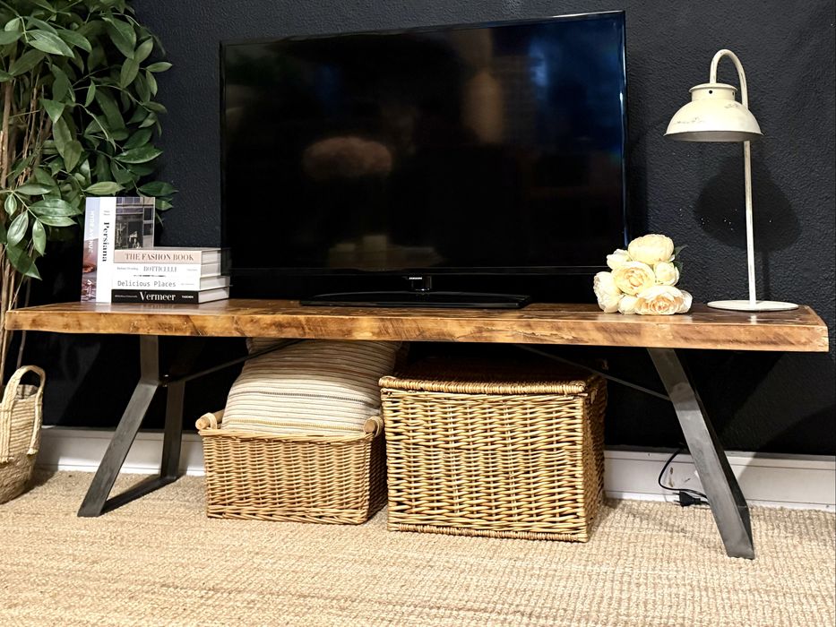 aparador mesa banco banqueta consola ferro industrial rustico