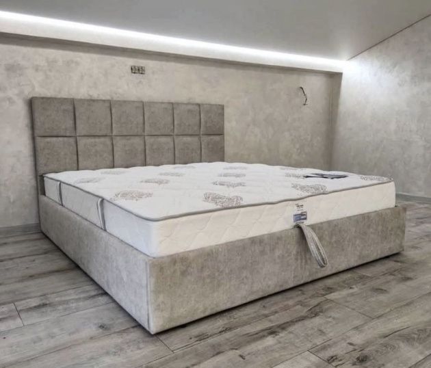 АКЦИЯ! Кровать ЛОФТ с МАТРАСОМ. Большая бельевая ниша.