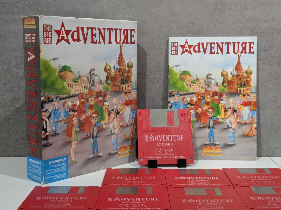The Big Red Adventure BIG BOX gra IBM PC dyskietki 3.5" CD ENG 1995