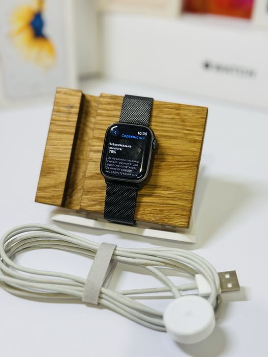 Apple Watch 7 stainless steel стальні