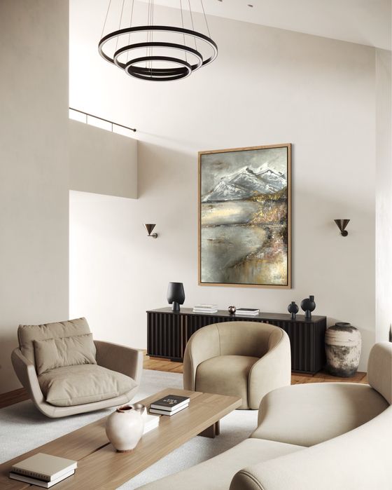 Obraz „Serenity” 100x70cm, akryl. Okazja!