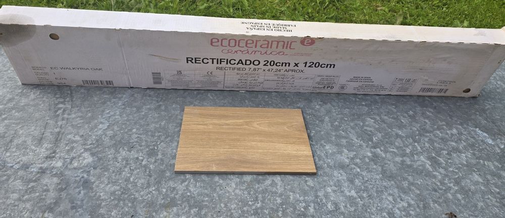 Gres walkyria oak mat rectified 20x120 senti ceramica