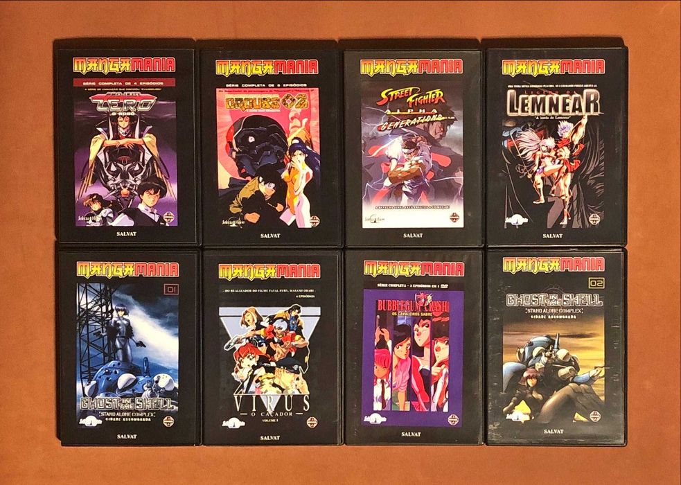 FILME DVD [22€ cada] Akira Escaflowne Evangelion Ghost Inuyasha Ninja