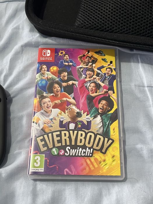 Nintendo switch 2 como nova com jogo Everybody e mala de transporte