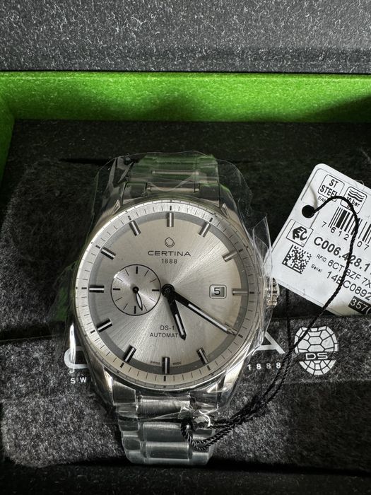 Certina DS-1 Automatic Silver Dial Men's Watch gwarancja paragon