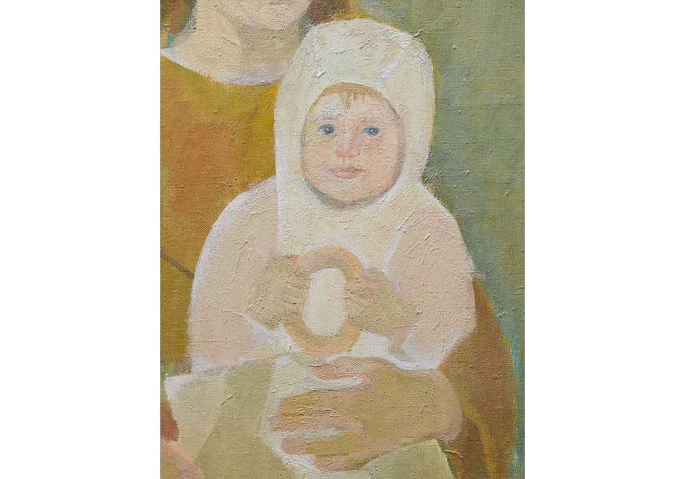 Яблонська Тетяна Ніловна. Мама з дитям. 1963р. полотно олія. 80*60 см