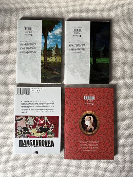 zestaw mang tajemnice, death game, thriller, horror