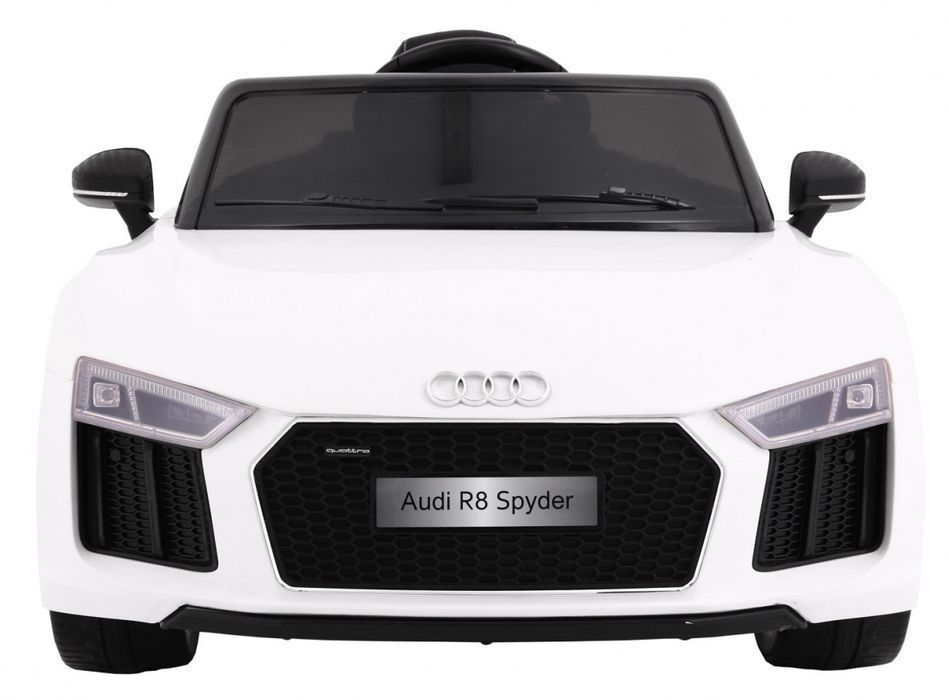 Autko pojazd samochód na akumulator dla dzieci Audi R8 Spyder Biały