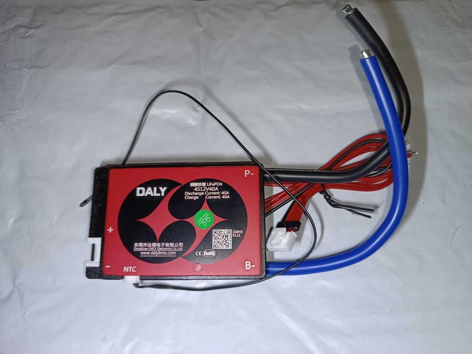 плата BMS DALY 4S 12 В 40А з балансуванням LiFePo4