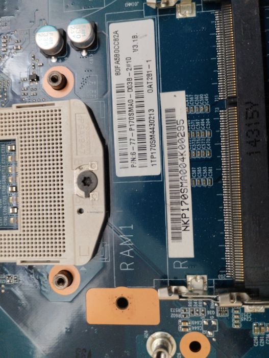 Материнська плата для Clevo P170SM-a на запчастини