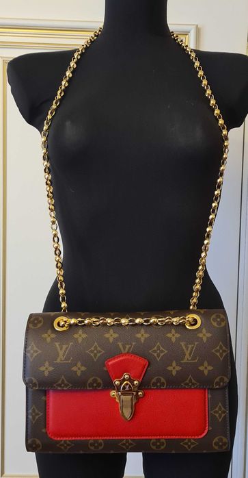 Oryginalna torba Louis Vuitton "VICTOIRE MNG CERISE" jak nowa
