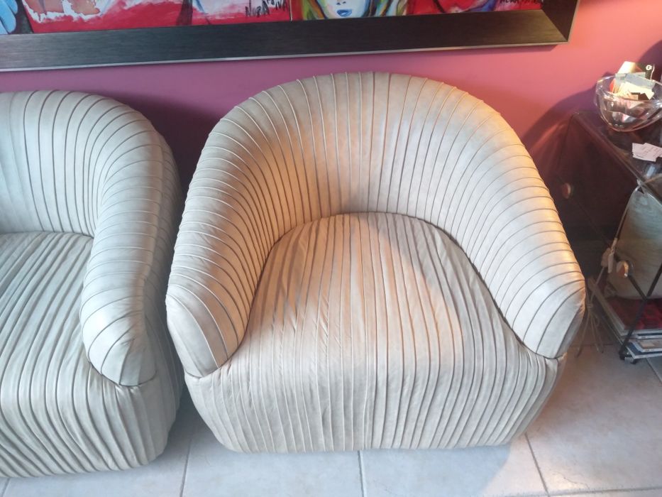 Sofá em Pele genuína- NOVAK-AREA STORE