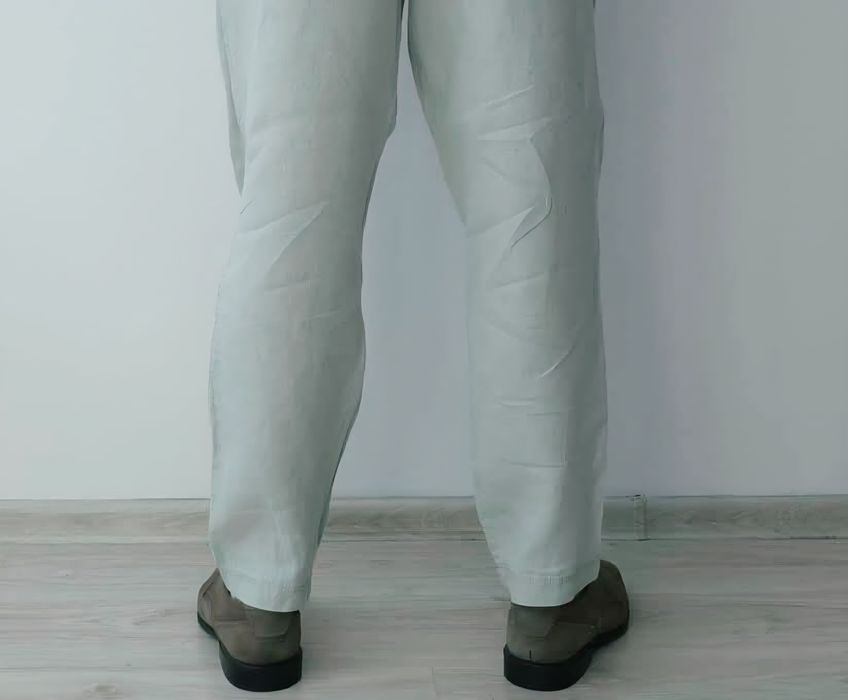 H&M premium spodnie 100%Lniane męskie M/L