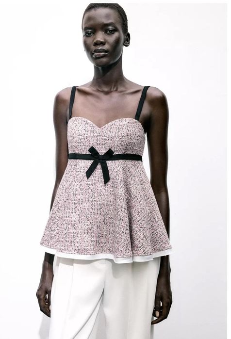 Стильная майка zara