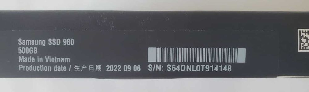 Samsung 980 500GB M.2