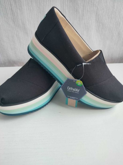 Эспадрильи на платформе Toms alp platform из америки на ногу до 25 см