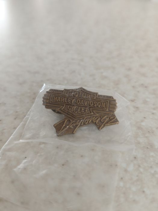 Вінтажний значок Harley-Davidson - Daytona 1992 (Оригінал)