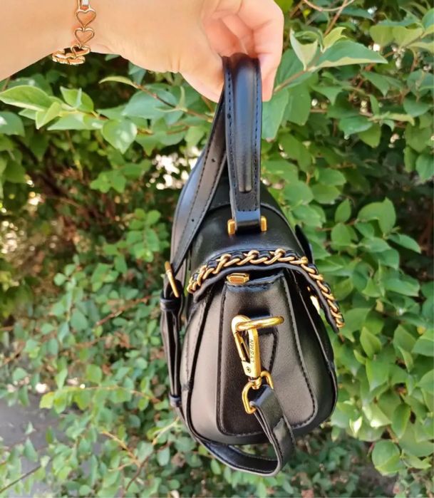 Сумка чорна Zara Зара Guess