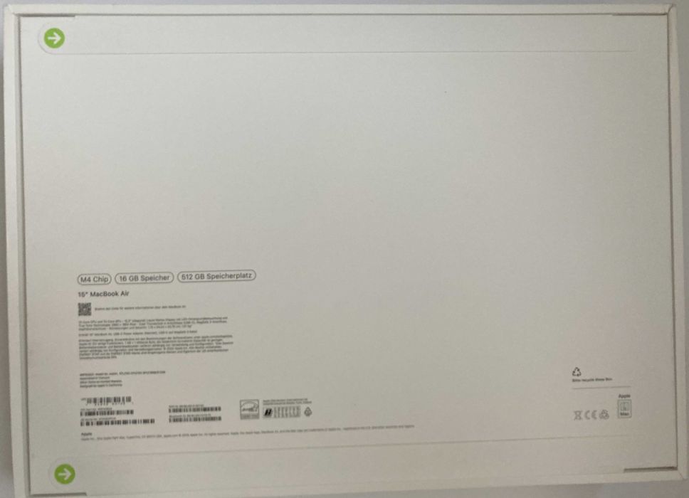 Macbook Air 15 M4 16GB 512GB Gwarancja