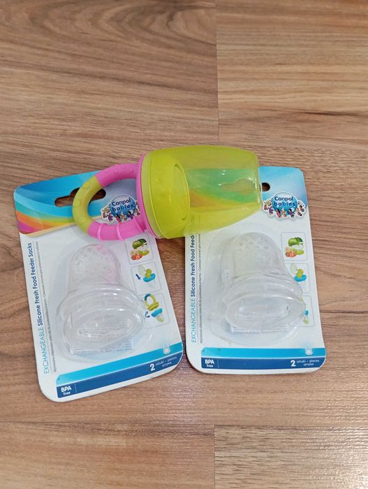 Gryzak na owoce plus smoczki